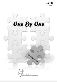 One By One SATB choral sheet music cover Thumbnail